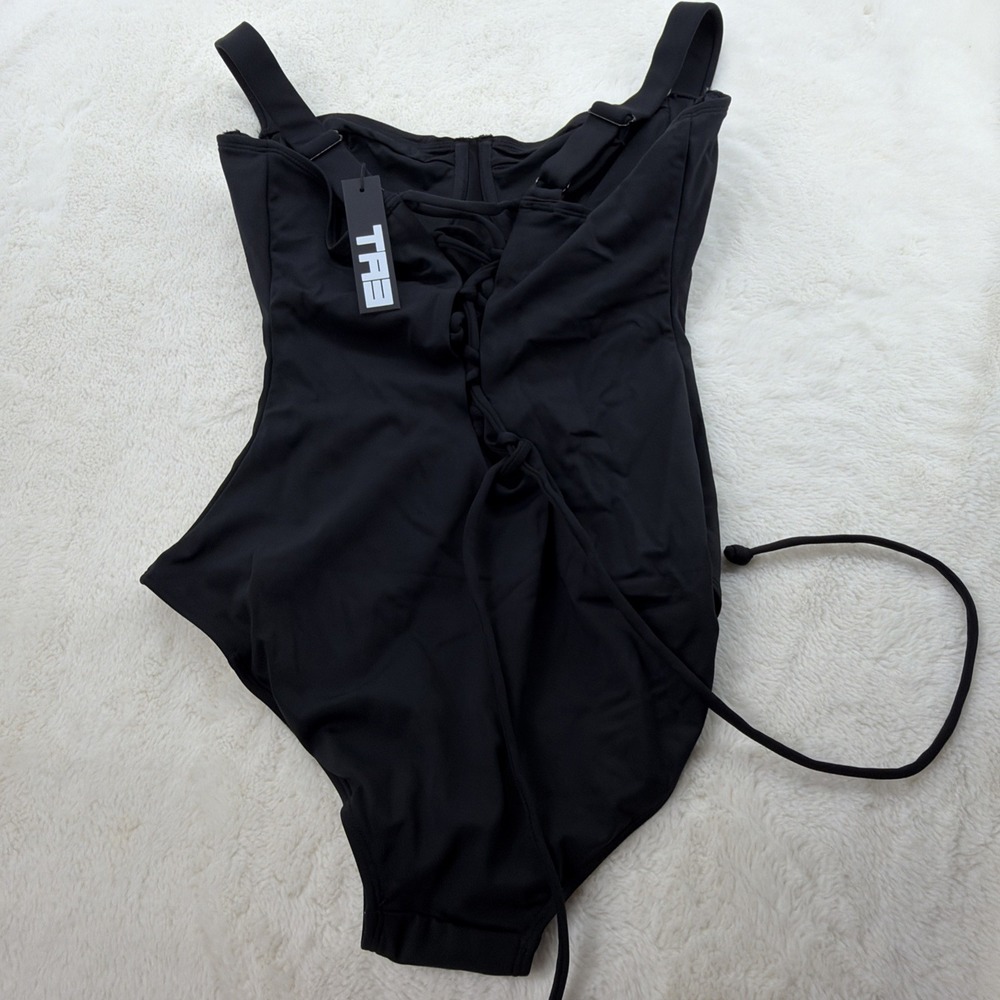 TA3 Black Lifty Swimsuit Large Short B/C New - Picture 8 of 8